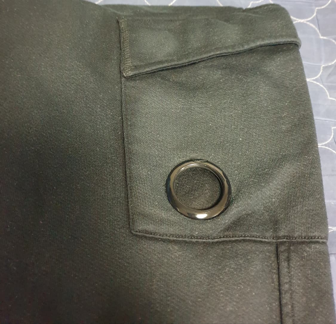 CP컴퍼니 렌즈와펜 포켓 스웨트 카고 조거팬츠 블랙 (M) 상품이미지2