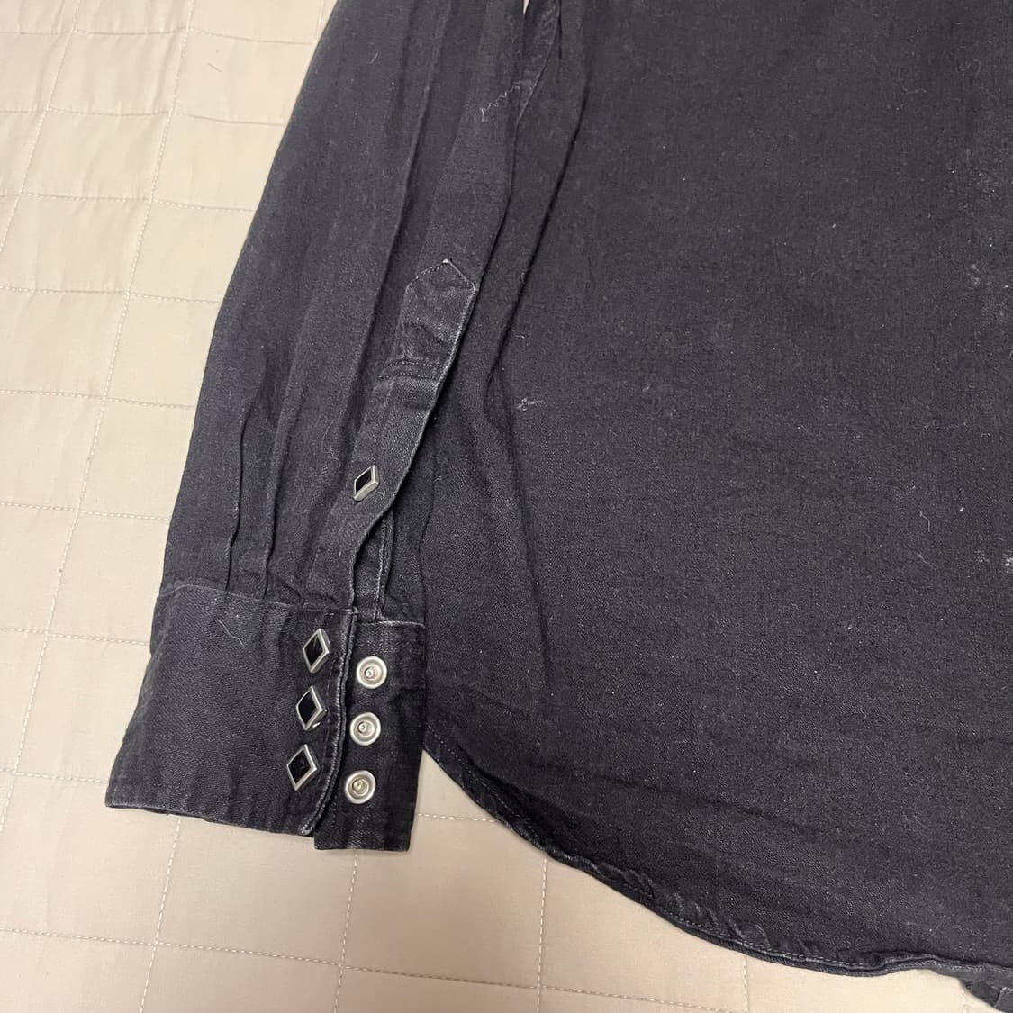 RRL 슬림핏 데님 웨스턴 셔츠 상품이미지5