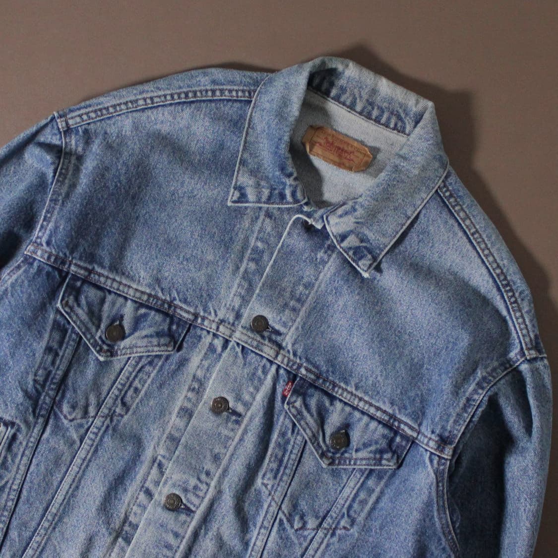 80s Levi’s 리바이스 70507 USA 데님 트러커 자켓 L019 상품이미지3