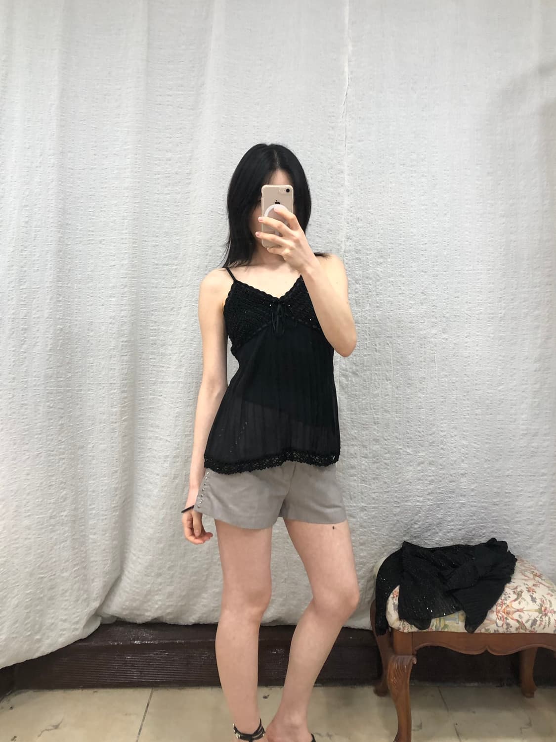 noir beaded camisole 상품이미지2