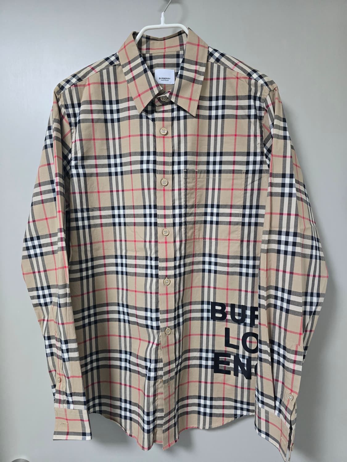 체크 포플린 셔츠 상품이미지2