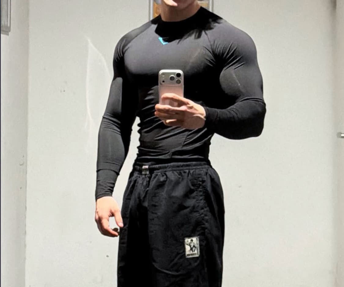 짐샤크 엘리멘트 베이스레이어 블랙 블루로고 롱슬리브 컴프 상품이미지1