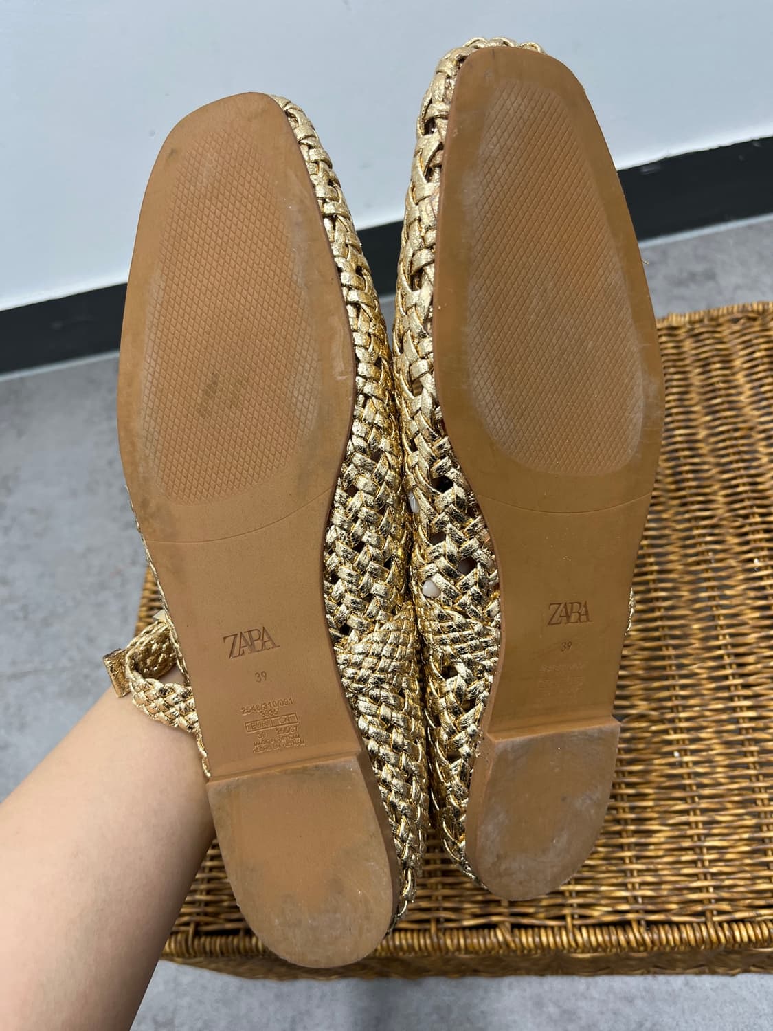 Zara 메탈 메리제인 39 상품이미지2