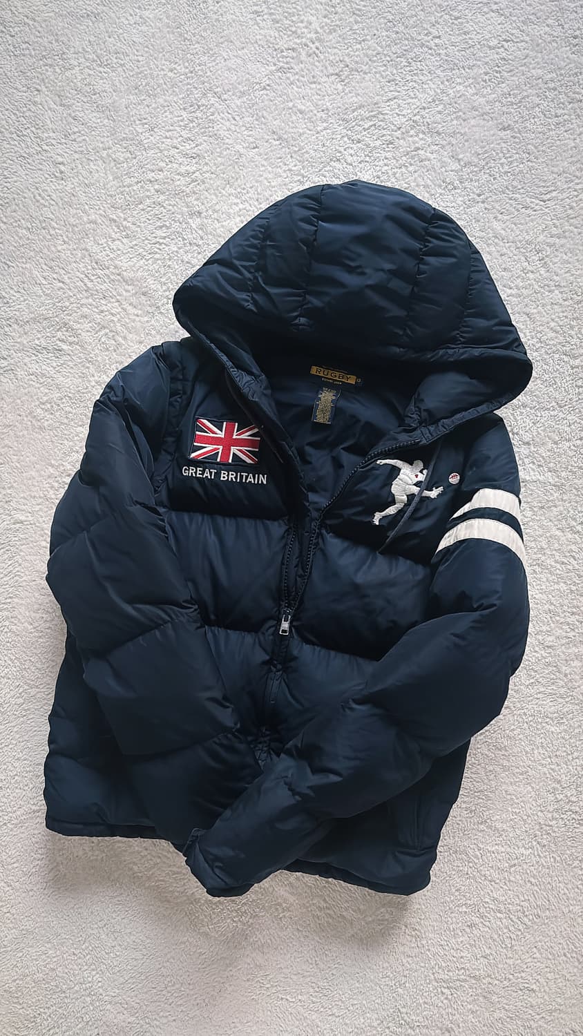 폴로 성조기 패딩 상품이미지5