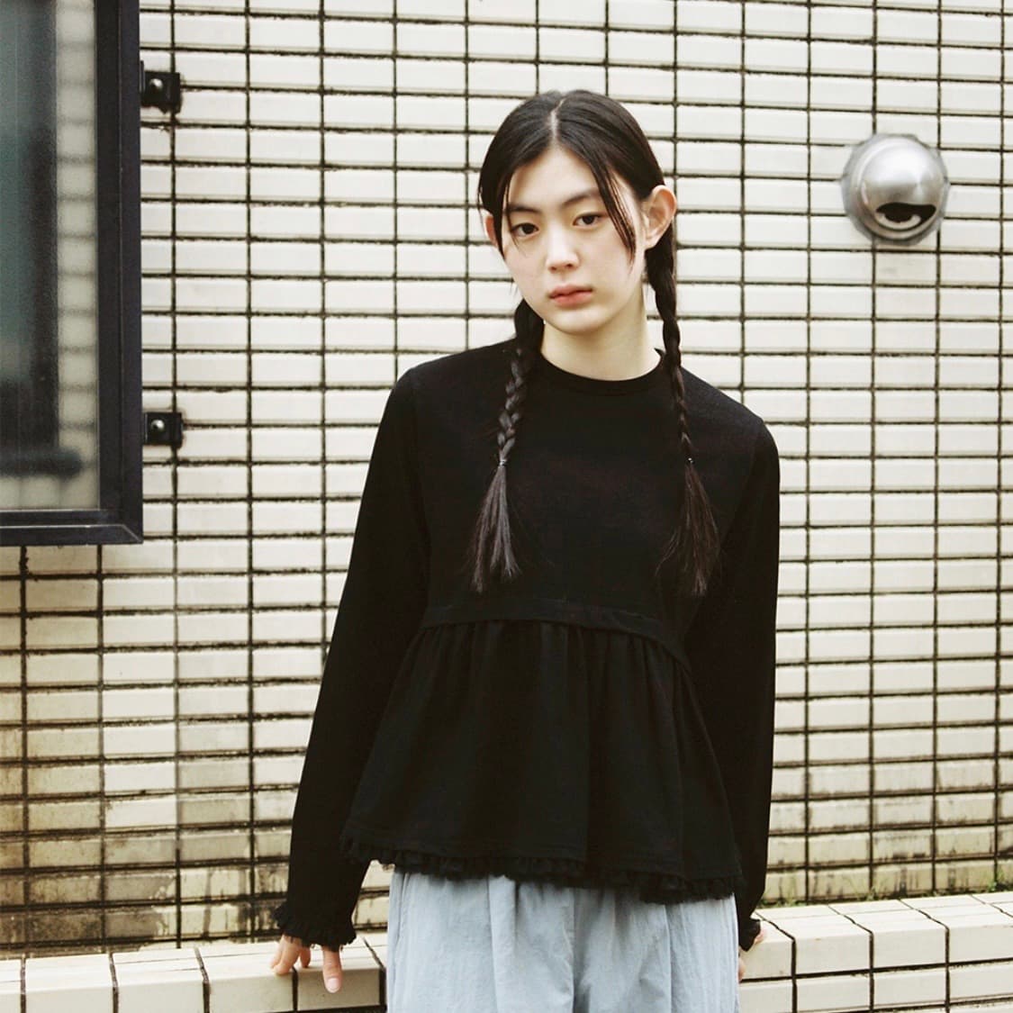 [OHESHIO] frill long t-shirt 상품이미지2