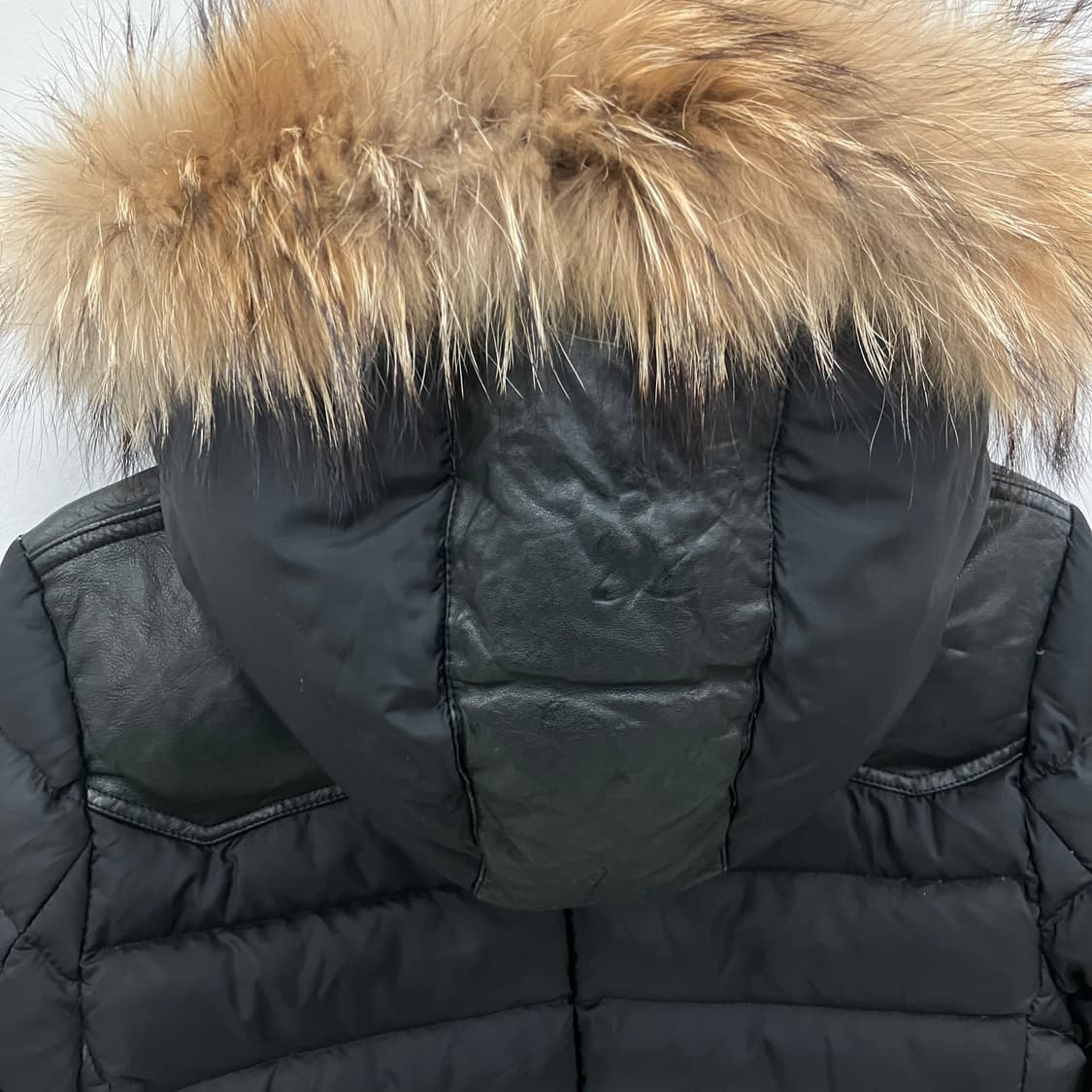 마쥬 라쿤퍼 덕다운 롱패딩 점퍼 상품이미지6