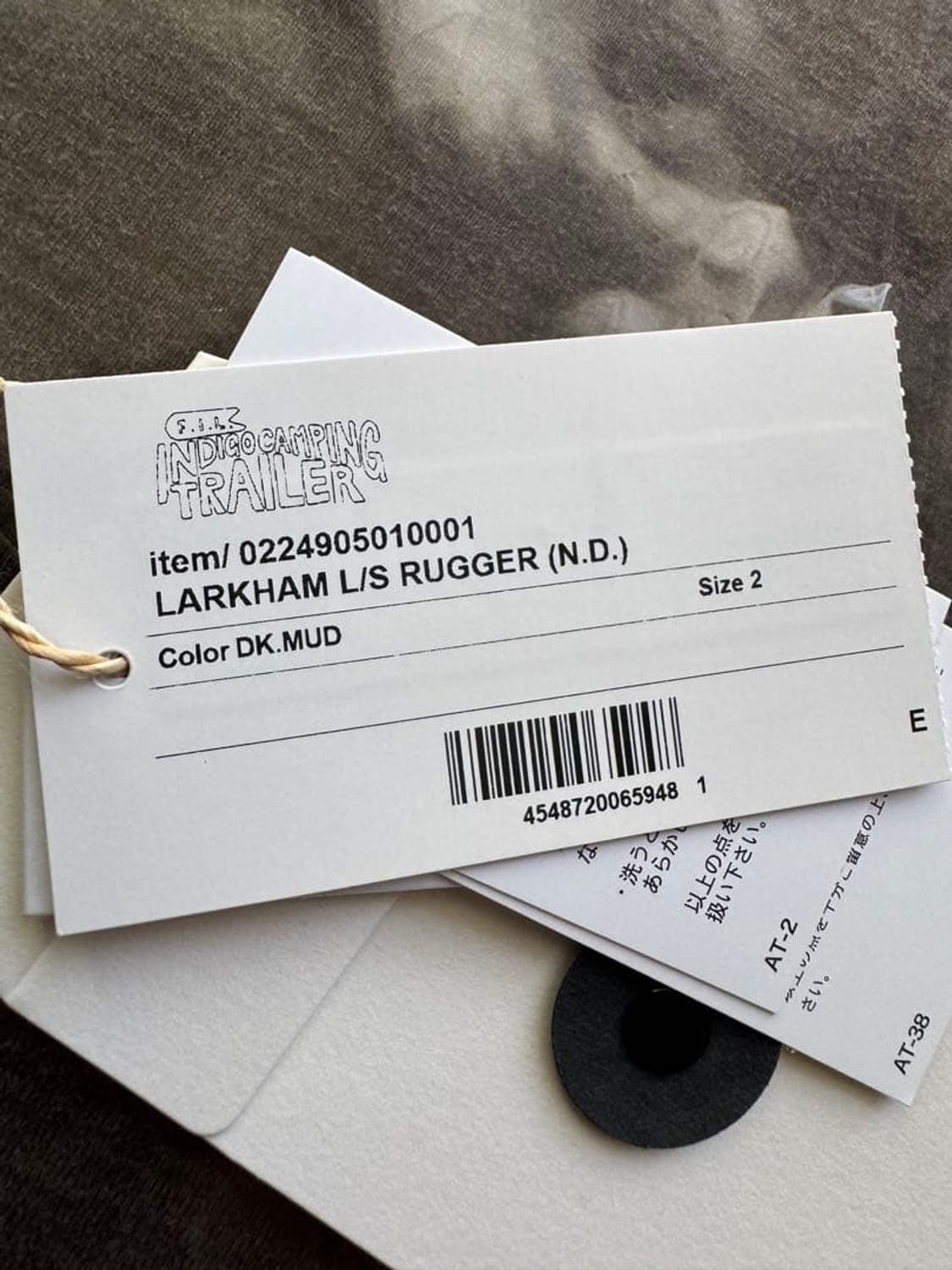 24aw ict LARKHAM L/S RUGGER (N.D.) 상품이미지9
