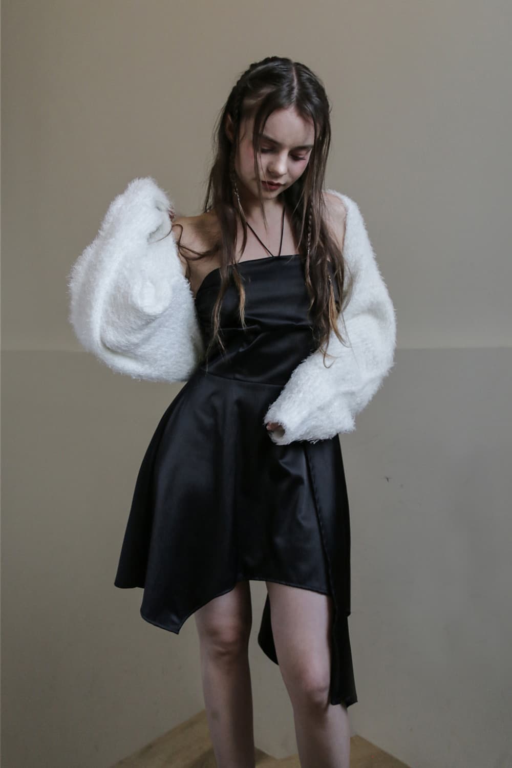 드라이로즈 스노우플레이크 볼레로 가디건 상품이미지1