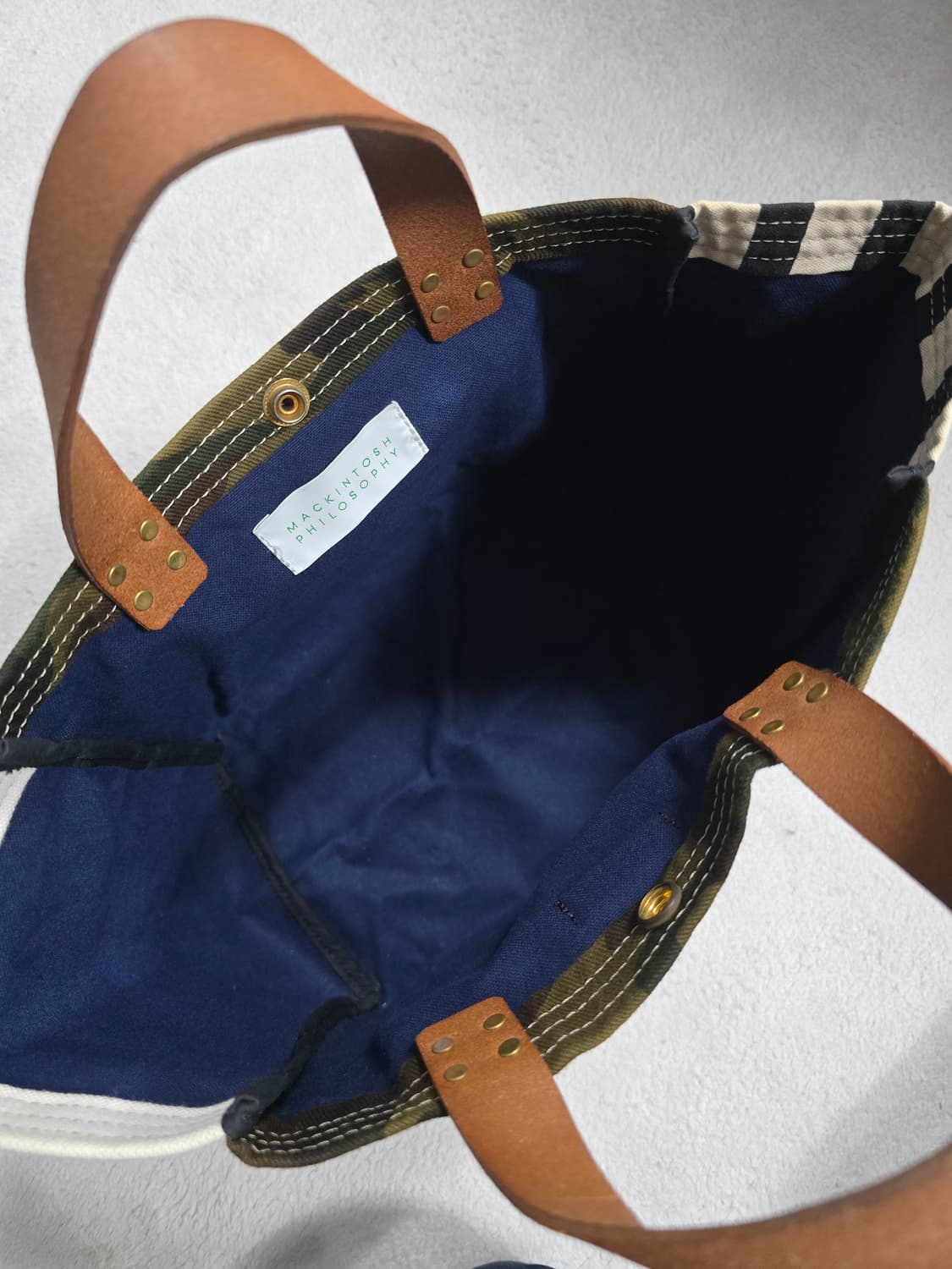 매킨토시 필로소피 밀리터리 토트백 상품이미지8