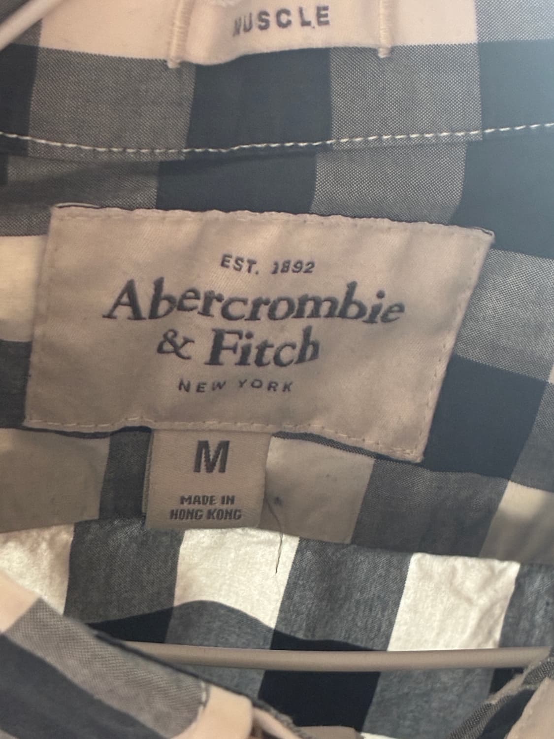 아베크롬비 체크 셔츠 상품이미지3