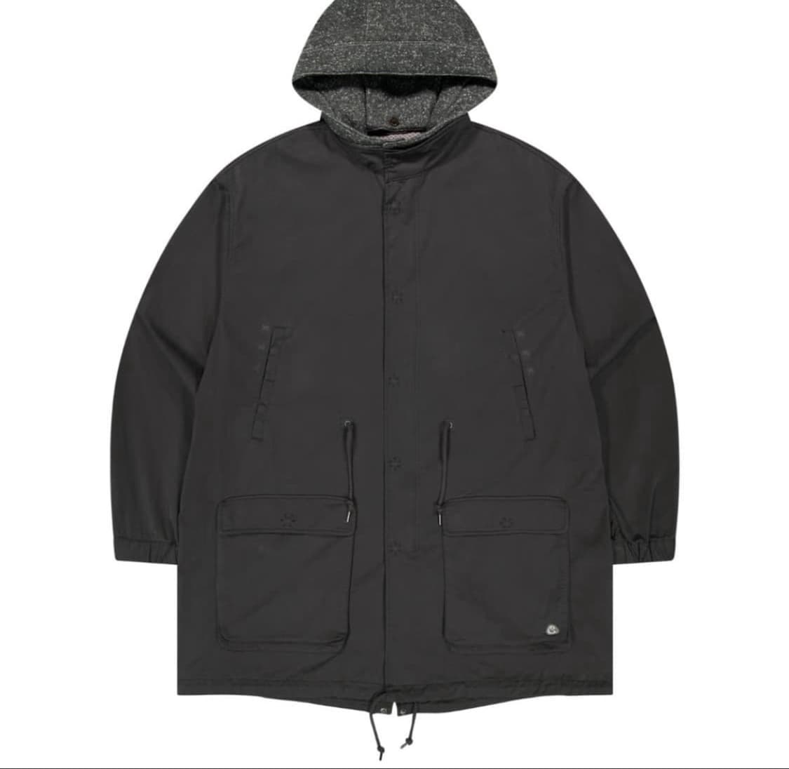 코이세이오 워시드 밀리터리 자켓 머드차콜 상품이미지1