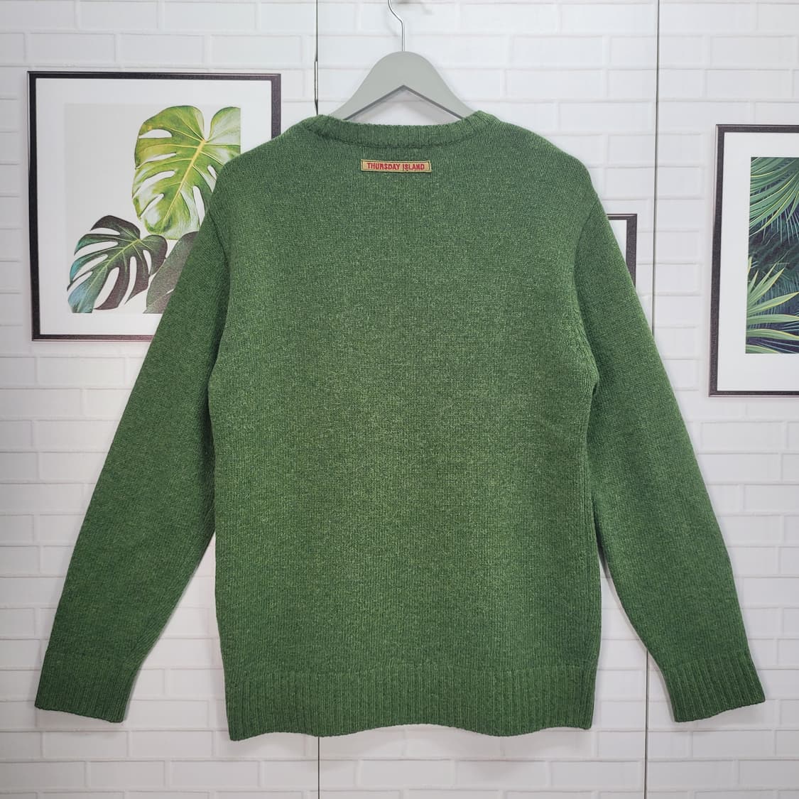 써스데이아일랜드 모80% 긴팔 니트 스웨터 95사이즈 상품이미지4