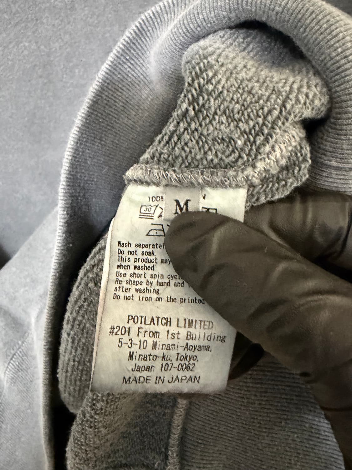 21SS 카브엠트 OVERDYE CUT LINE CREW NECK 상품이미지5