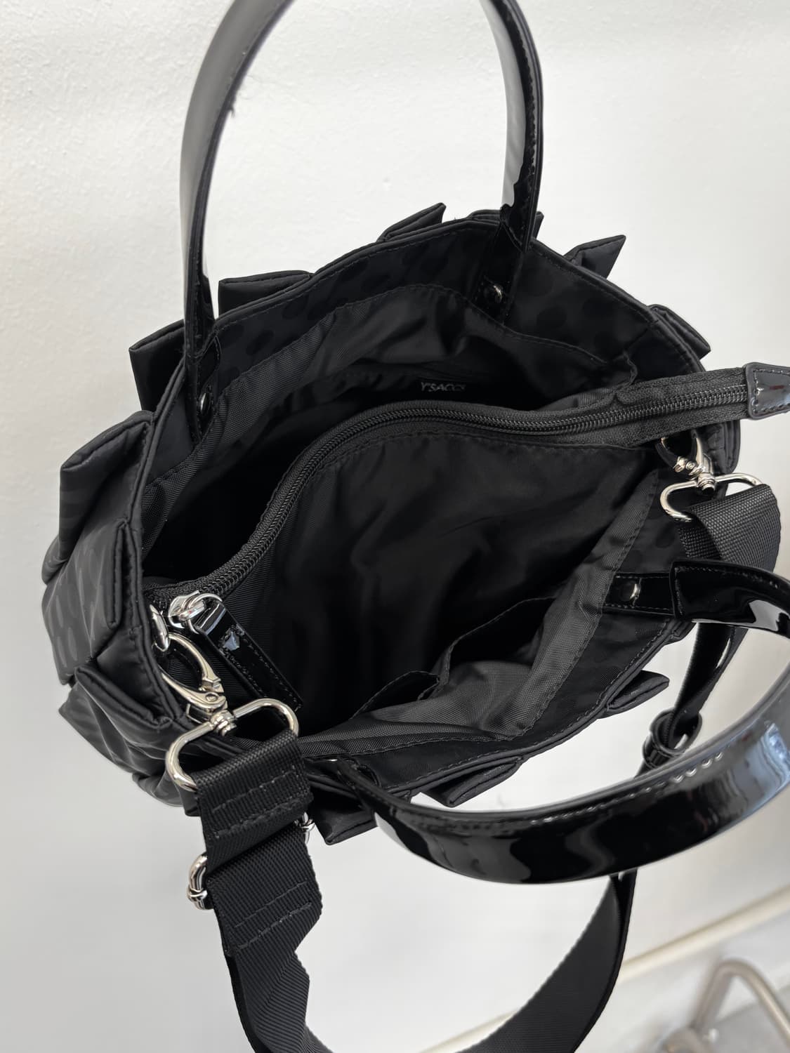 Y’SACCS 요지야마모토 도트 토트백 숄더백 상품이미지8