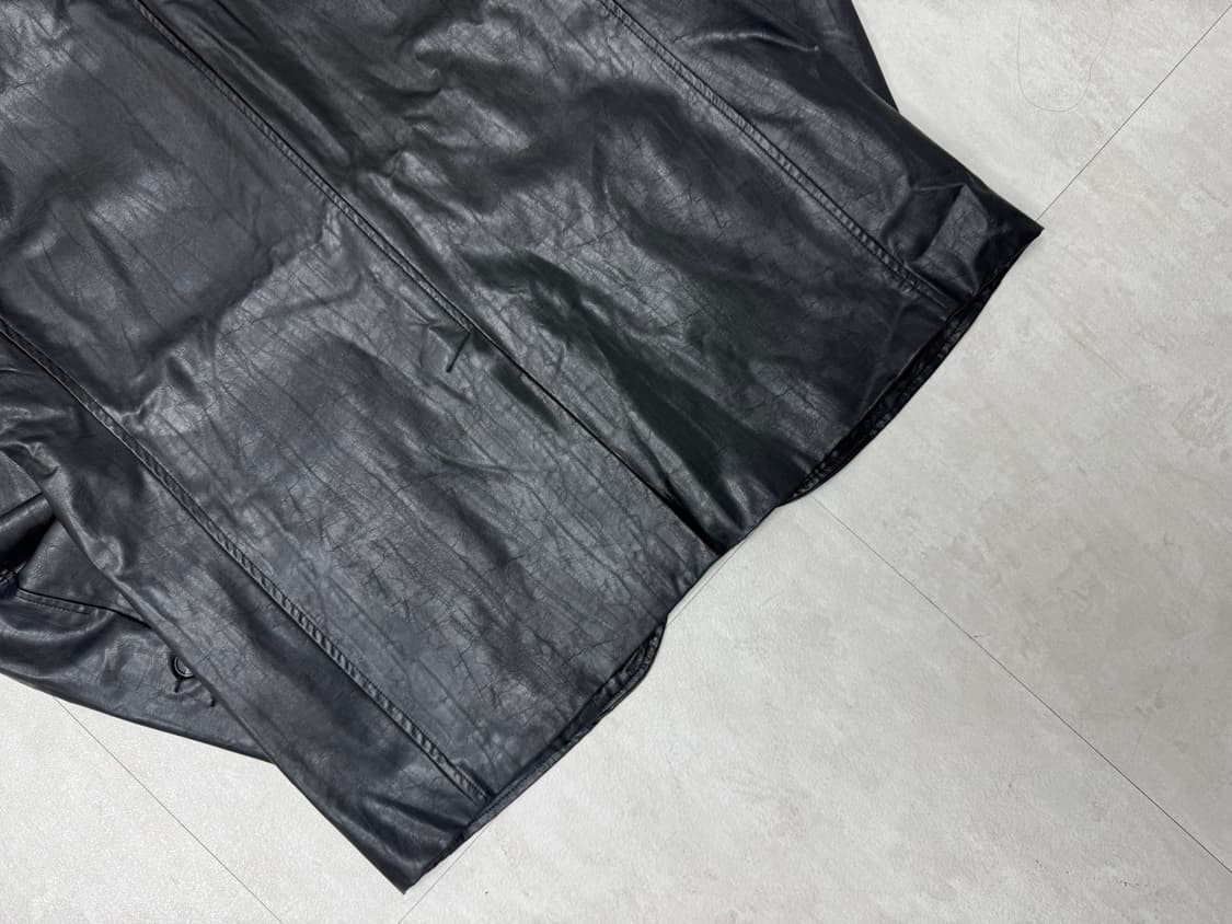 •Vintage 블랙 리얼레더 블레이저 자켓 상품이미지6