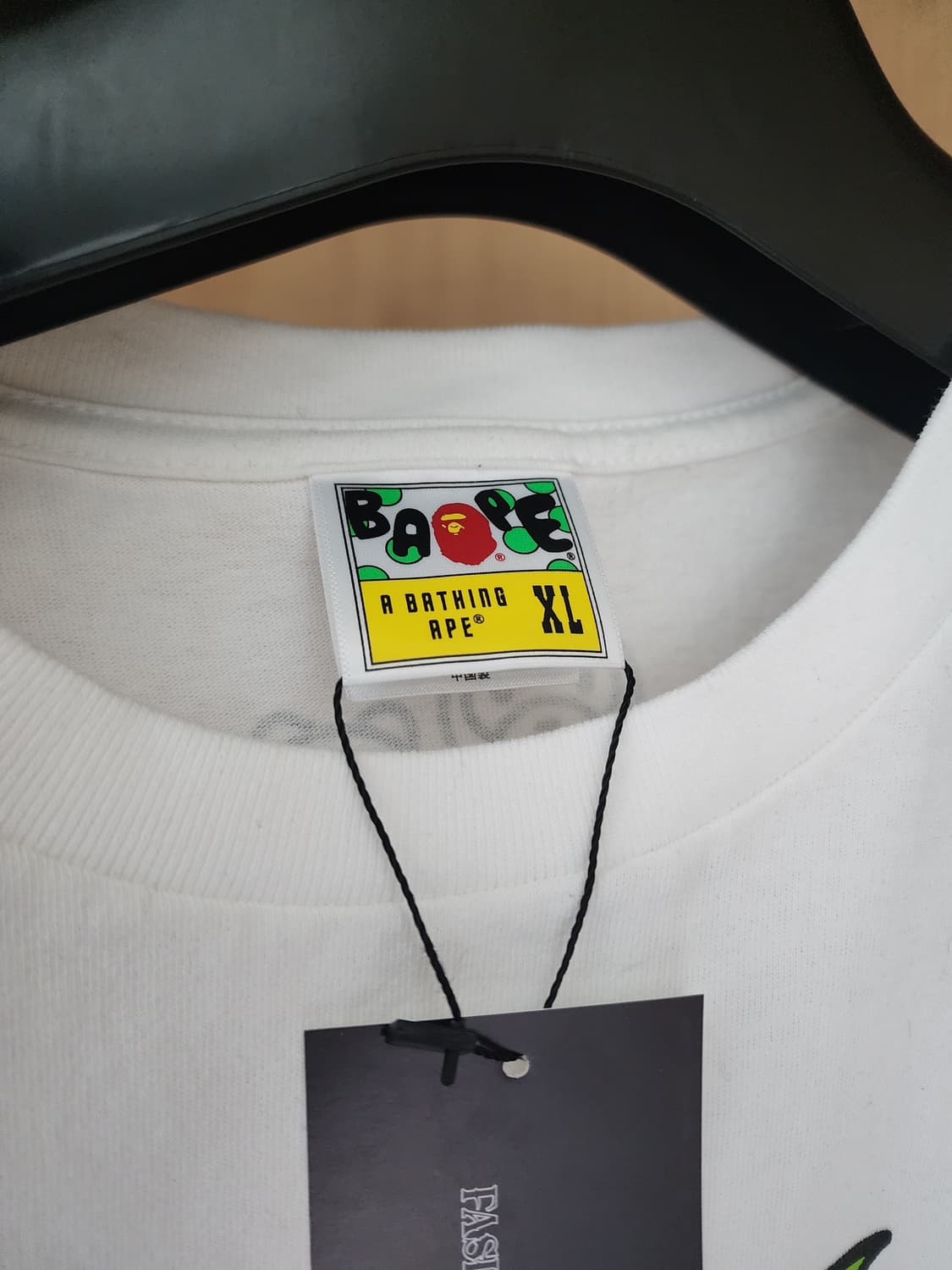 베이프 베이비 마일로 재팬 화이트 반팔티셔츠 XL 상품이미지2