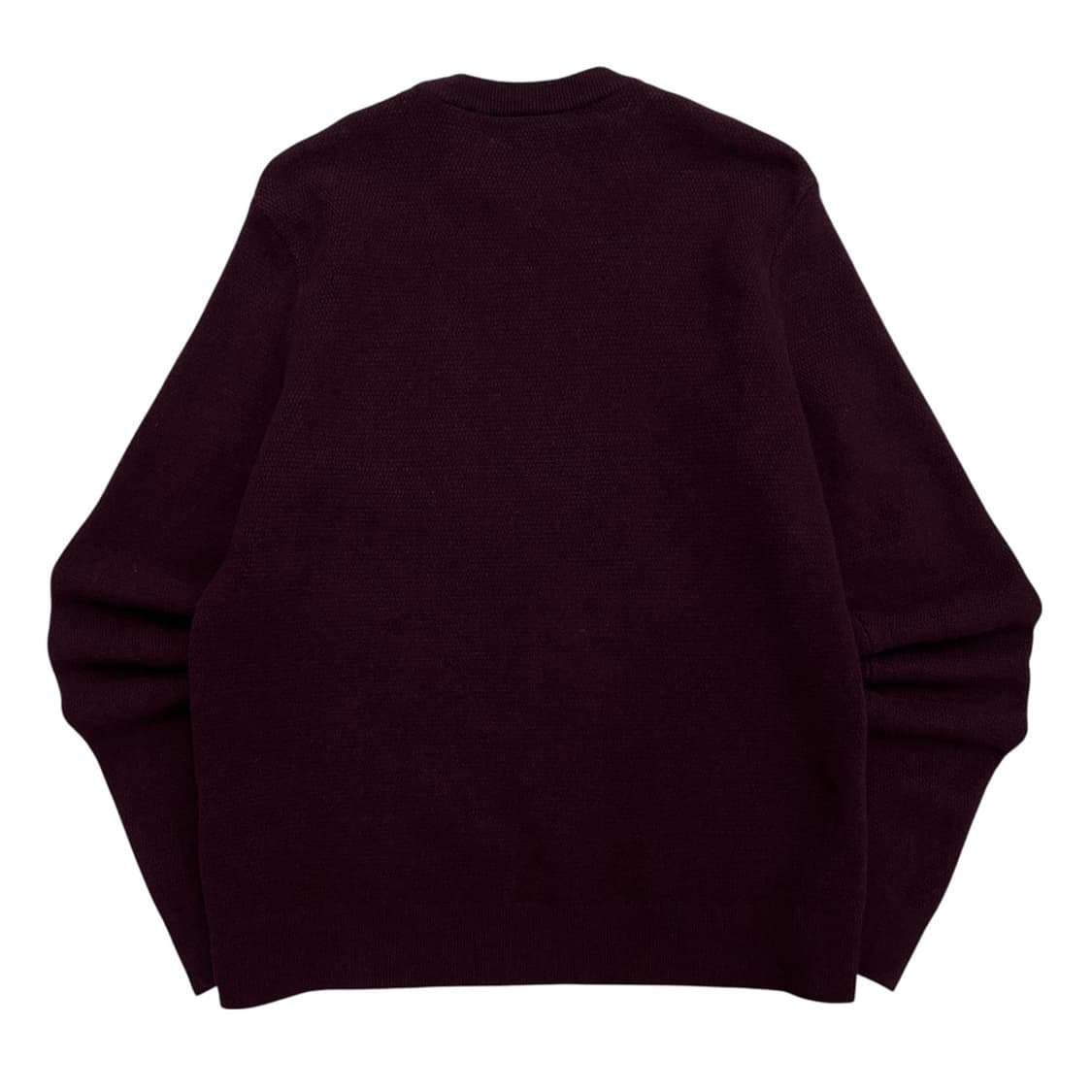 라코스테 자수로고 버건디 니트 M 상품이미지3