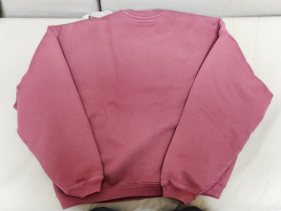 [새상품] 스투시 빅 크랙클 스포츠 크루 버건디 판매합니다 (버건디/L) 상품이미지3