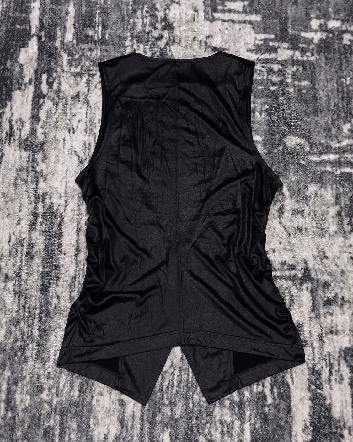 {Tornado Mart} Coating Asymmetric Vest   상품이미지3