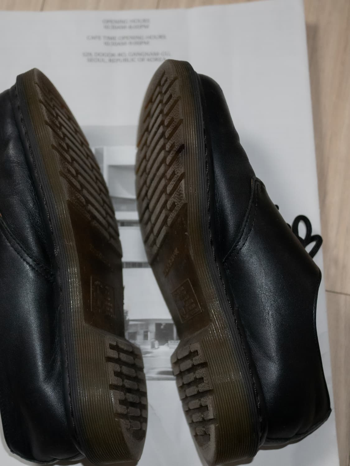 닥터마틴 나파 1461 옐로미드솔 블랙스티치 uk6 상품이미지3