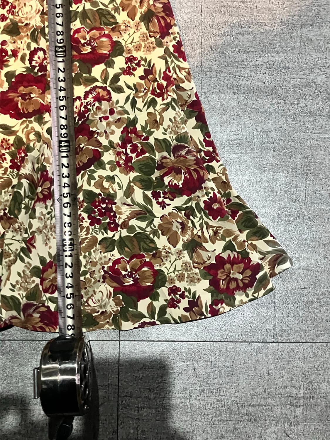 일본빈티지 Maitresse 달천깔 머메이드 프린세스 꽃봉오리 미디스커트 상품이미지3