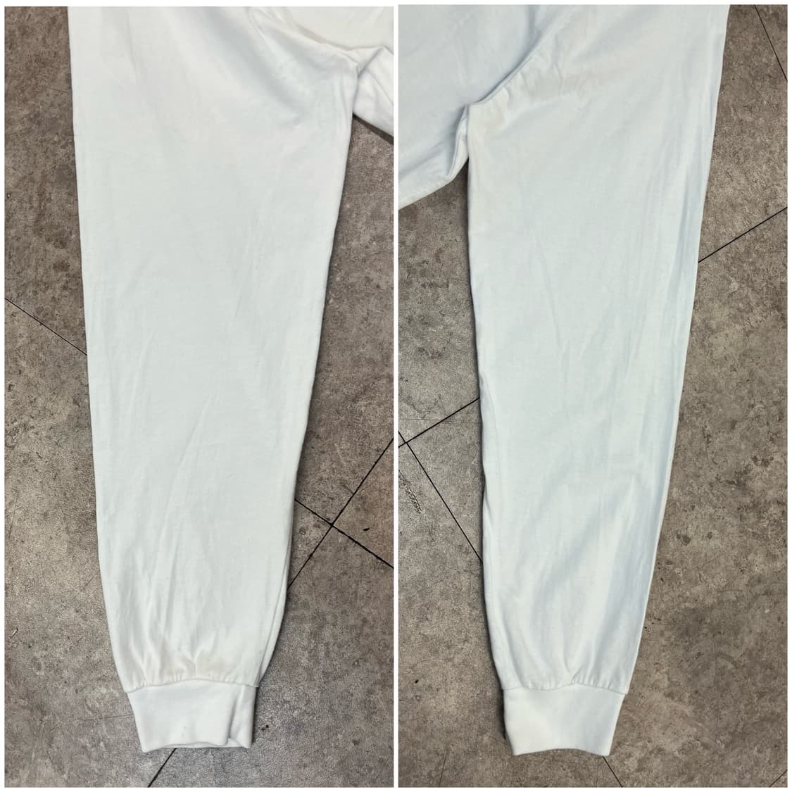 이스케이프프롬 롱슬리브리스 긴팔티 화이트 M #csz3913  상품이미지9