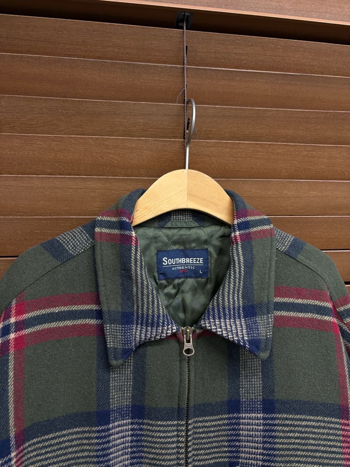 Southbreeze 타탄체크 플란넬 울 자켓 상품이미지8