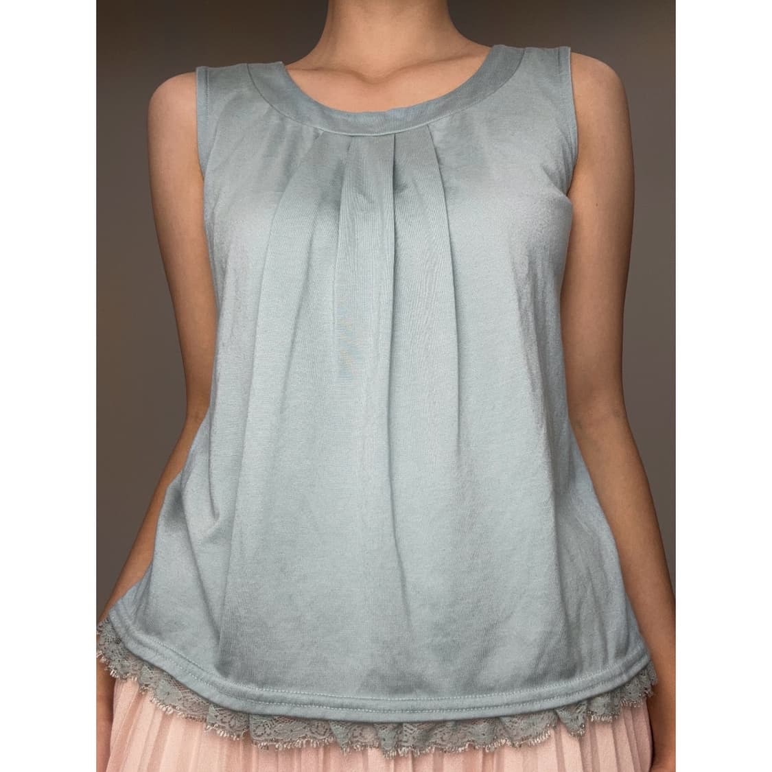 빈티지 민트 슬리브리스 상품이미지2