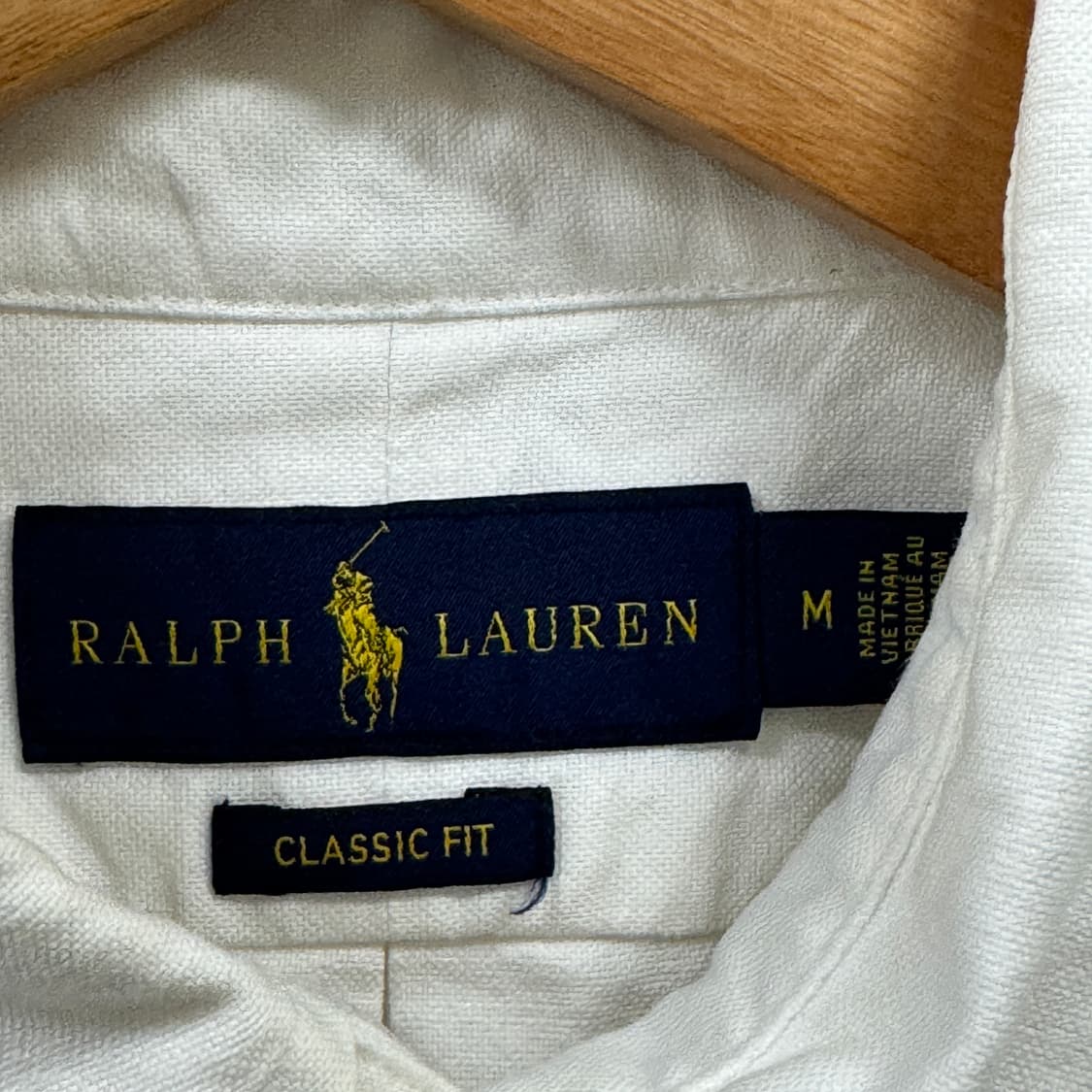 폴로 랄프로렌 남성용 화이트 셔츠 M 상품이미지4