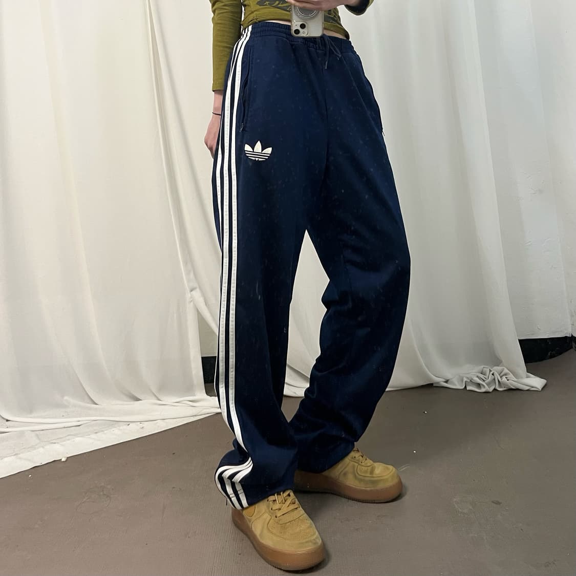 Adidas navy Firebird track pants 상품이미지2