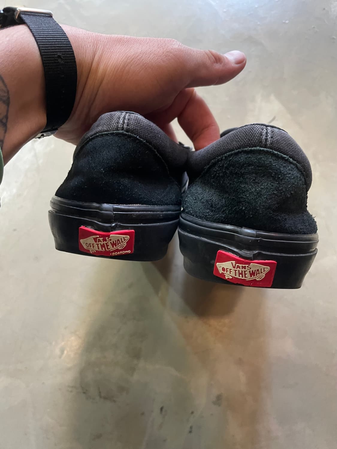 Vans pop cush 슬립온 블랙 265 상품이미지6