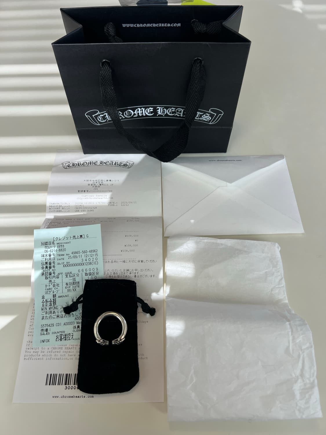 [us8] 크롬하츠 더블독링 상품이미지1