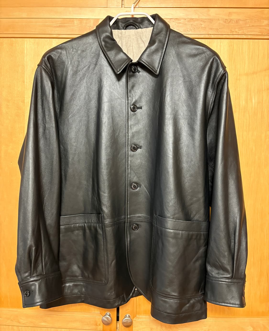 Nest robe confect 네스트로브컨펙트 램 레더 헌터자켓 상품이미지1
