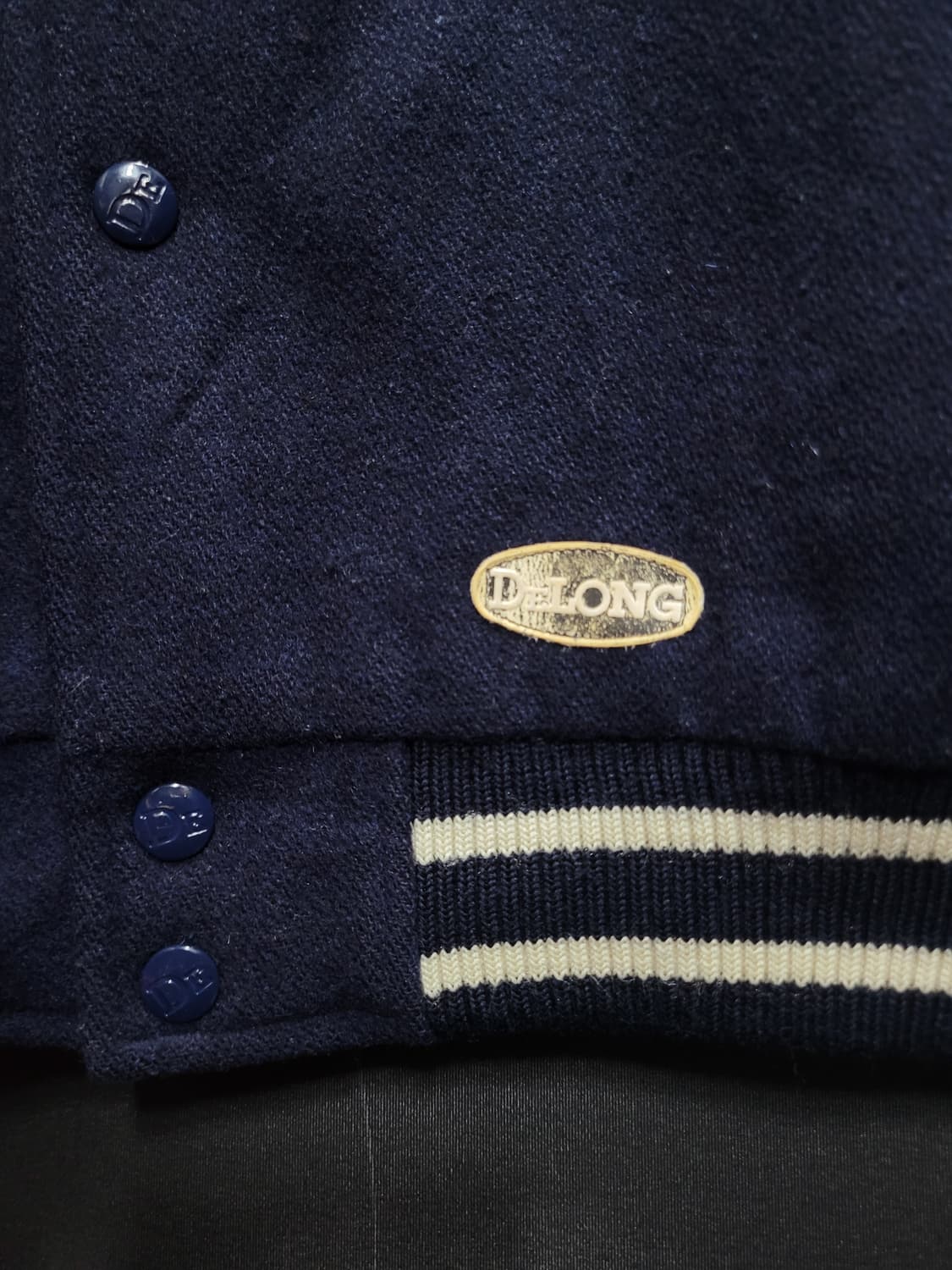 DELONG 빈티지 바시티 울자켓 상품이미지3