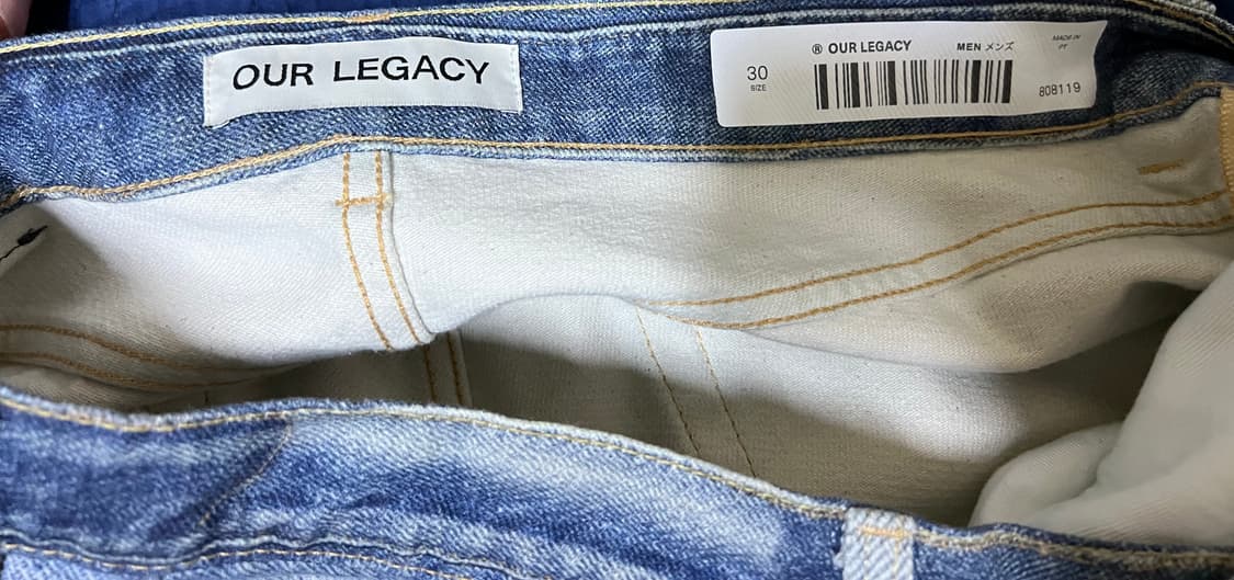 아워레가시 써드컷 디지털 데님 프린트 30 상품이미지4