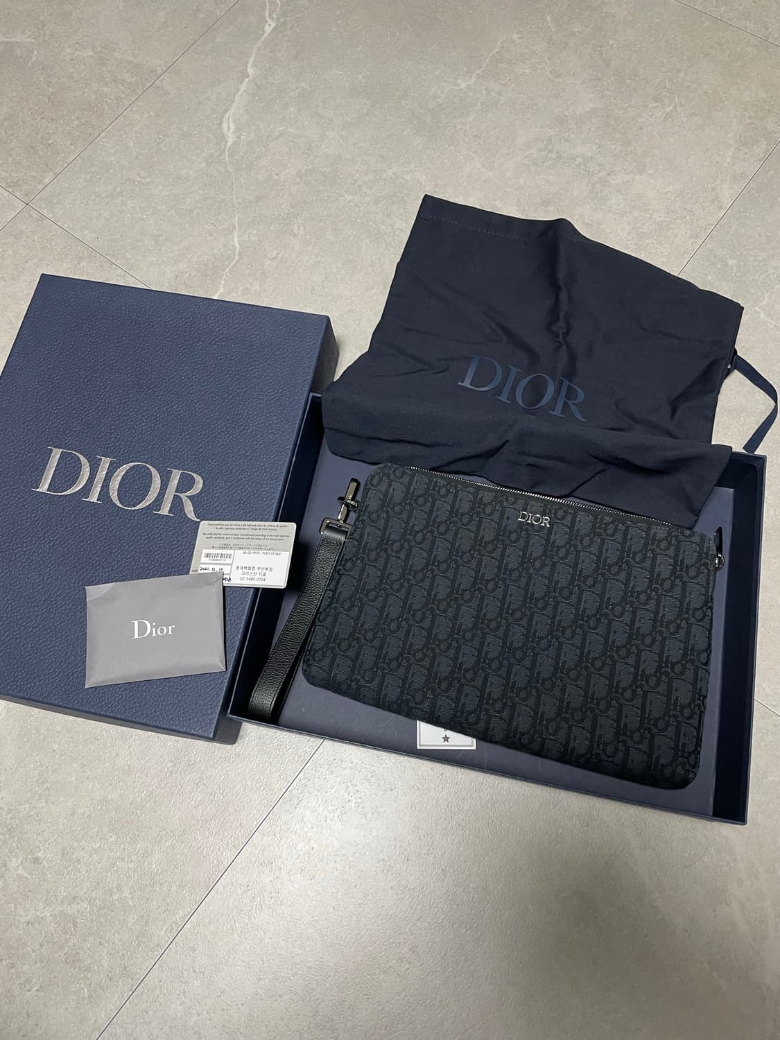 [OS] 디올 오블리크 클러치백 a4 상품이미지1