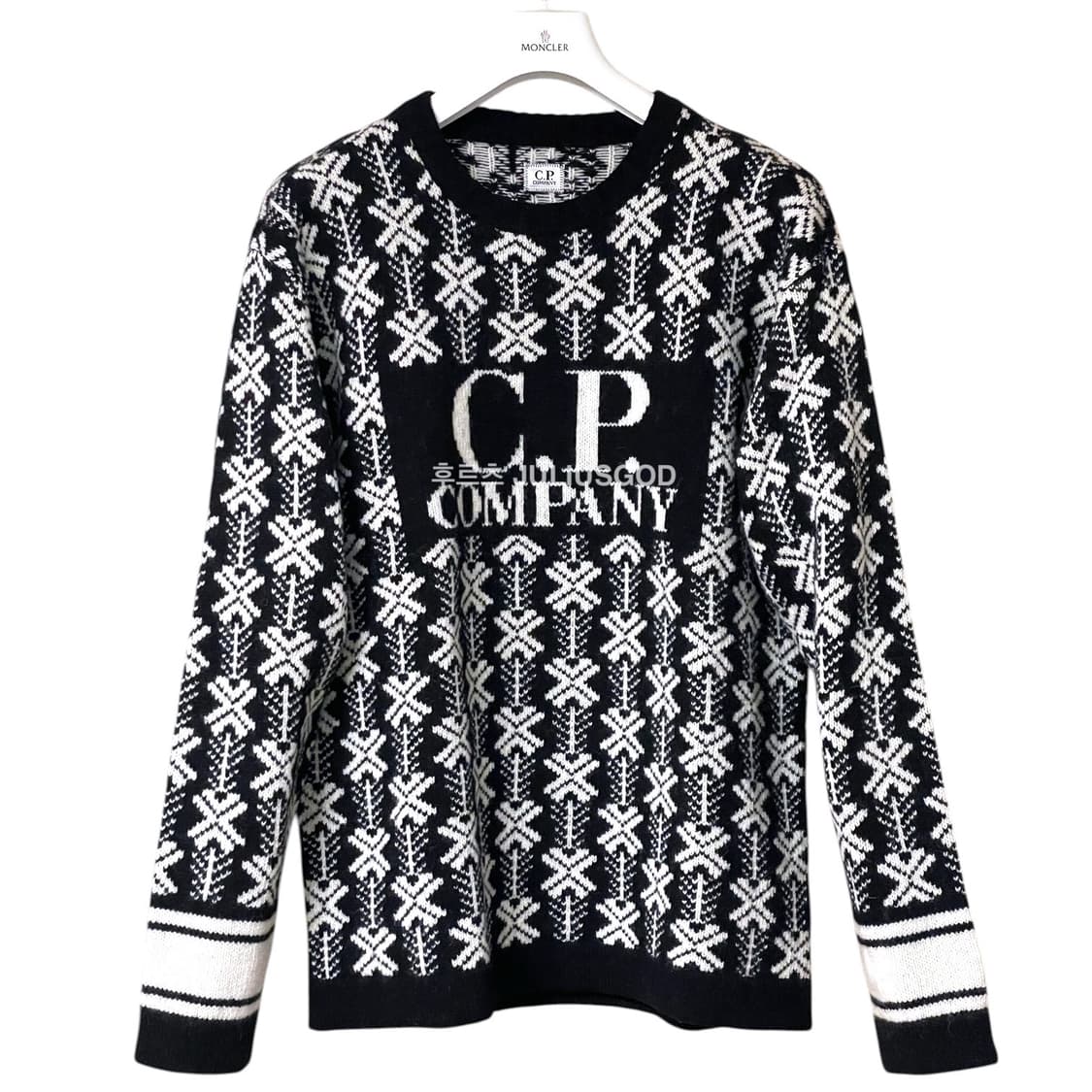 [115/새제품] CP COMPANY 씨피컴퍼니 자카드 버진 울 니트 상품이미지3