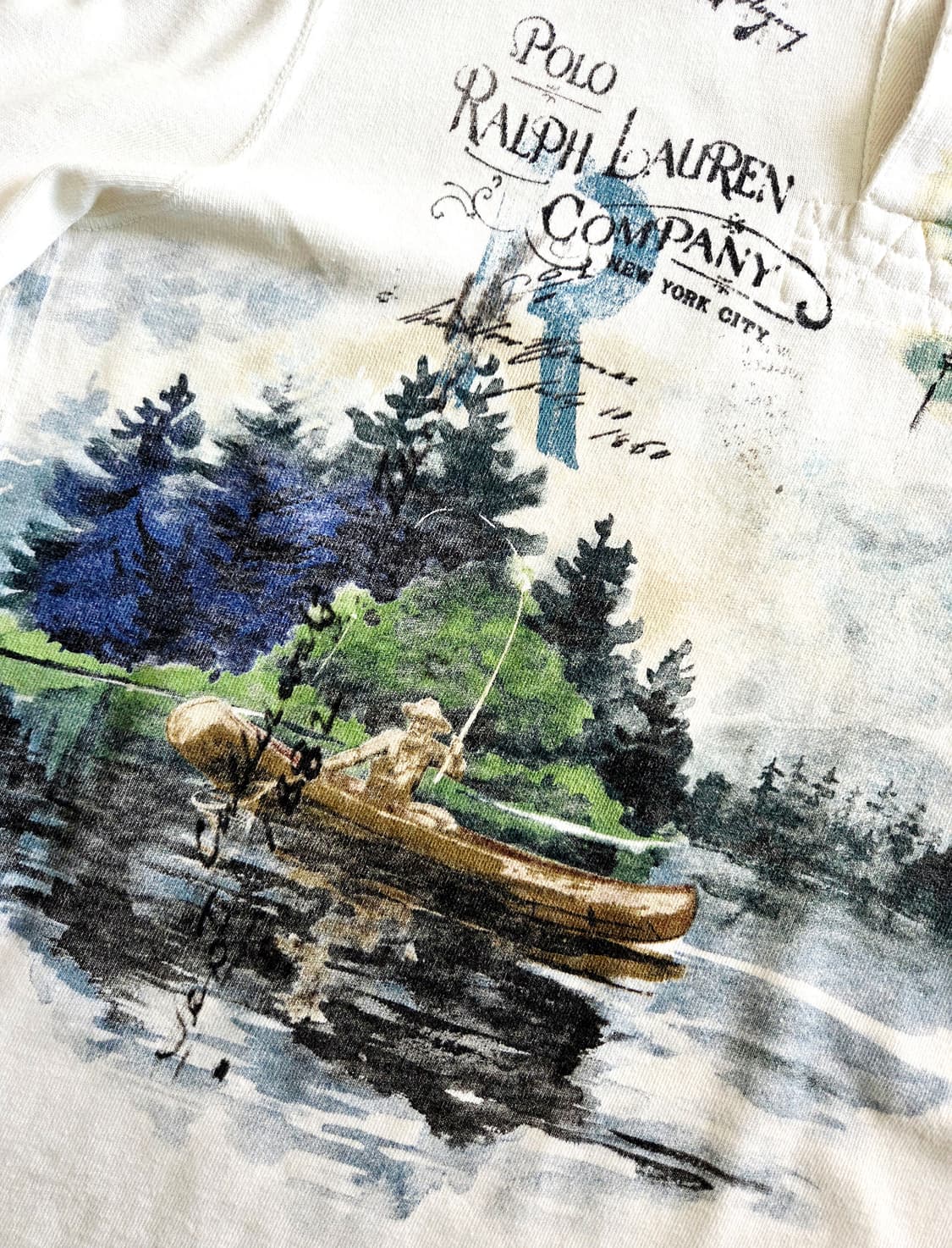 폴로 랄프로렌 아카이브 스포츠맨 피싱 럭비티 상품이미지8