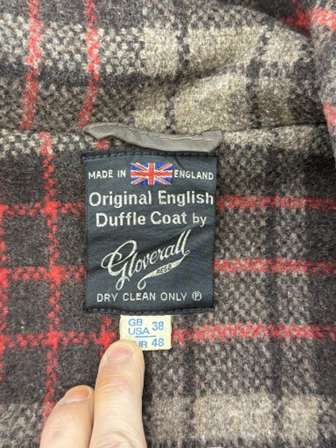 글로버 올 브라운 헤비 울 더플 후디 코트 상품이미지7