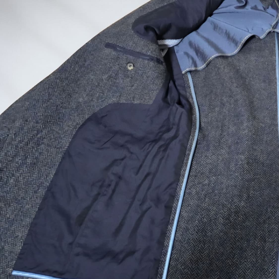 타미힐피거 헤링본 블레이저 46 / 엘보 패치(여자분도착용가능) 상품이미지4