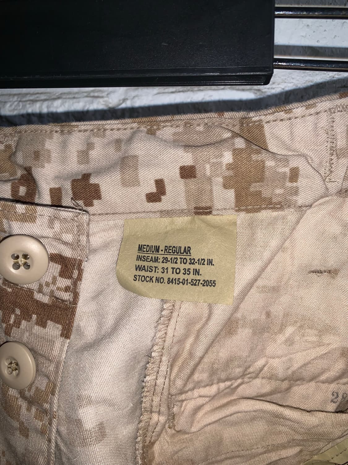 미해병 카모 필드 팬츠 M 데드스탁 상품이미지5