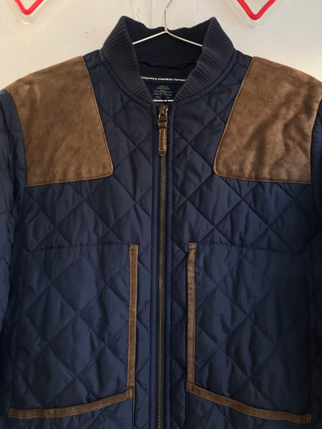 랄프로렌 퀼팅 자켓 네이비 L 상품이미지2