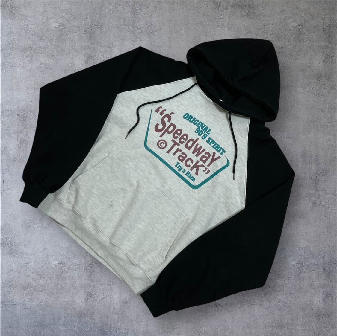 1993 스튜디오 빅로고 믹스 컬러 후드티 상품이미지1