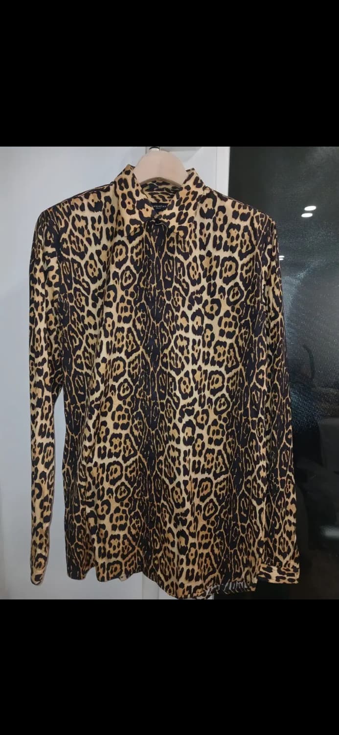 GIVENCHY LEOPARD COTTON DRESS SHIRTS 상품이미지1