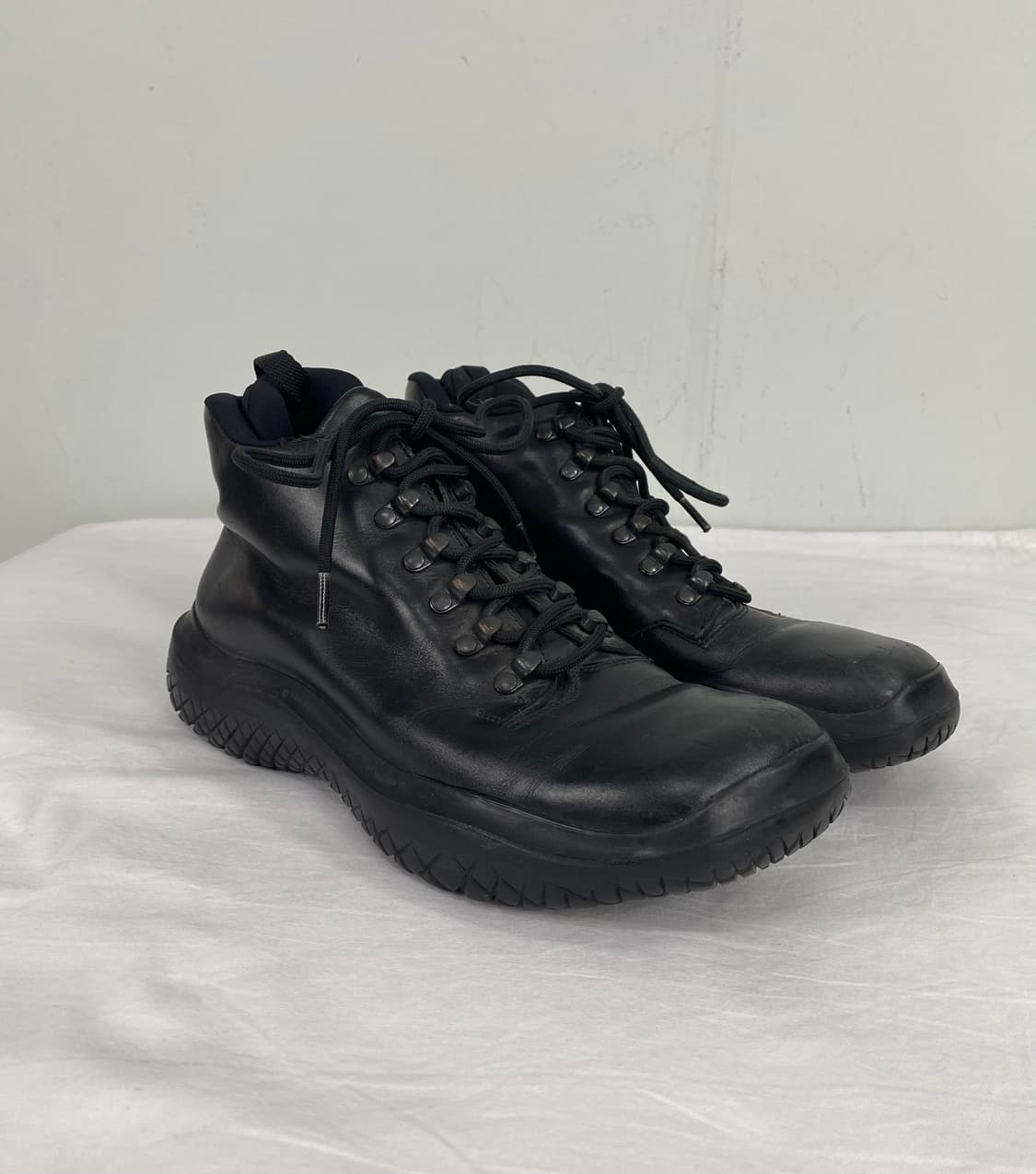 프라다 스포츠 chunky 레더 부츠 size 39 <65> 상품이미지1
