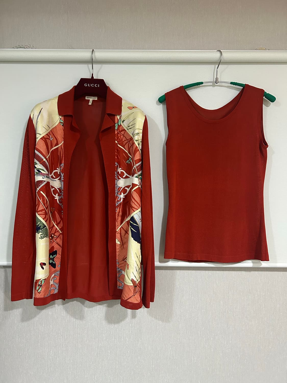 에르메스 가디건 탑세트 상품이미지1