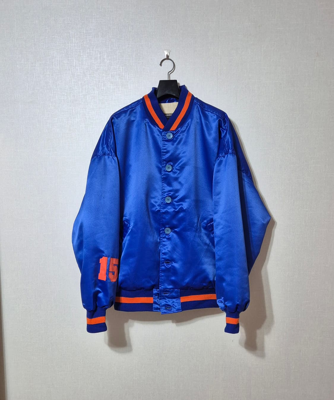 90s 미첼앤네스 뉴욕닉스 바시티 자켓 상품이미지3