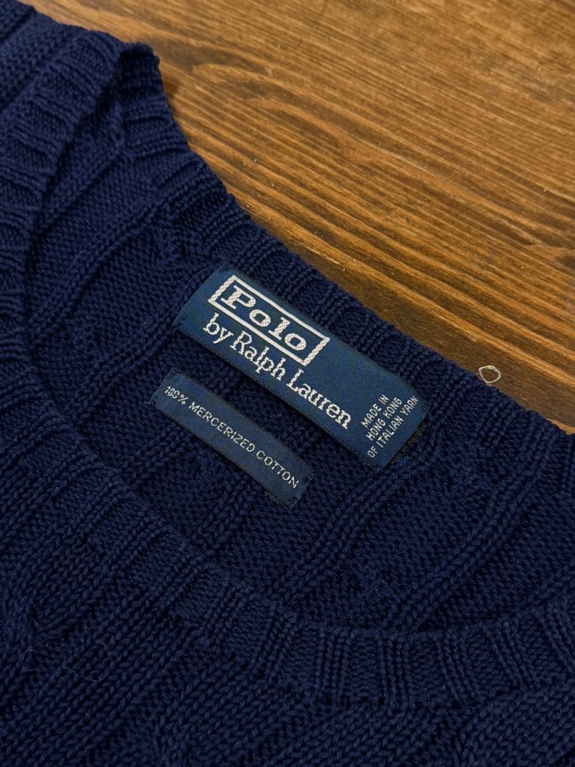 폴로 랄프로렌 케이블 니트 남성100-105  상품이미지5