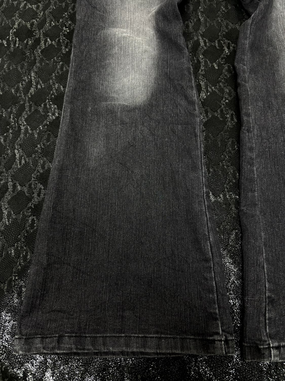 “MASAKI MATSUSHIMA” Y2K Black Washed Boo 상품이미지2