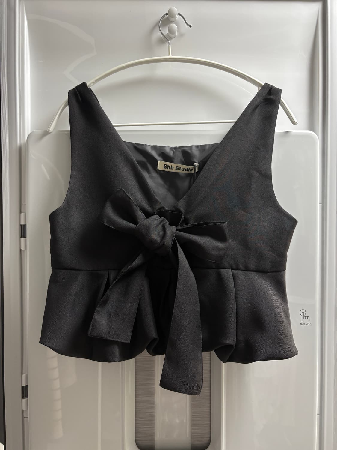 shh studio 벌룬 리본 블라우스 상품이미지1